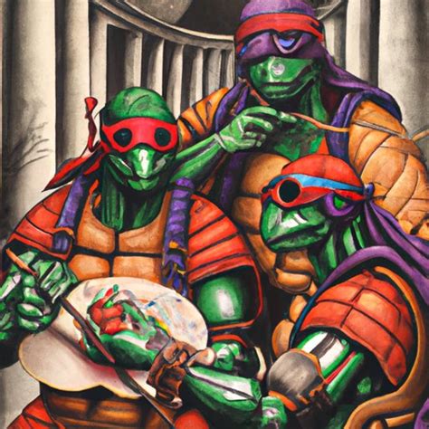 ninja turtles named after artists